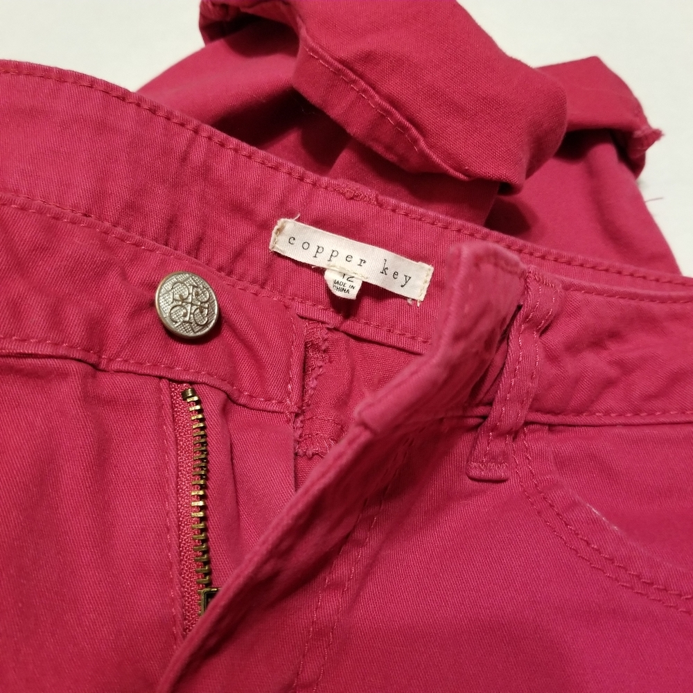 🌸 Girls Copper key size 12 pink pants
